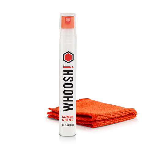 WHOOSH! Pocket 8mL Screen Cleaner with Microfibre Cloth