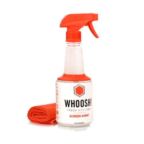 WHOOSH! 500mL Refillable Screen Shine with Microfibre Cloth