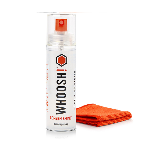 WHOOSH! Go XL 100mL Screen Cleaner with Microfibre Cloth